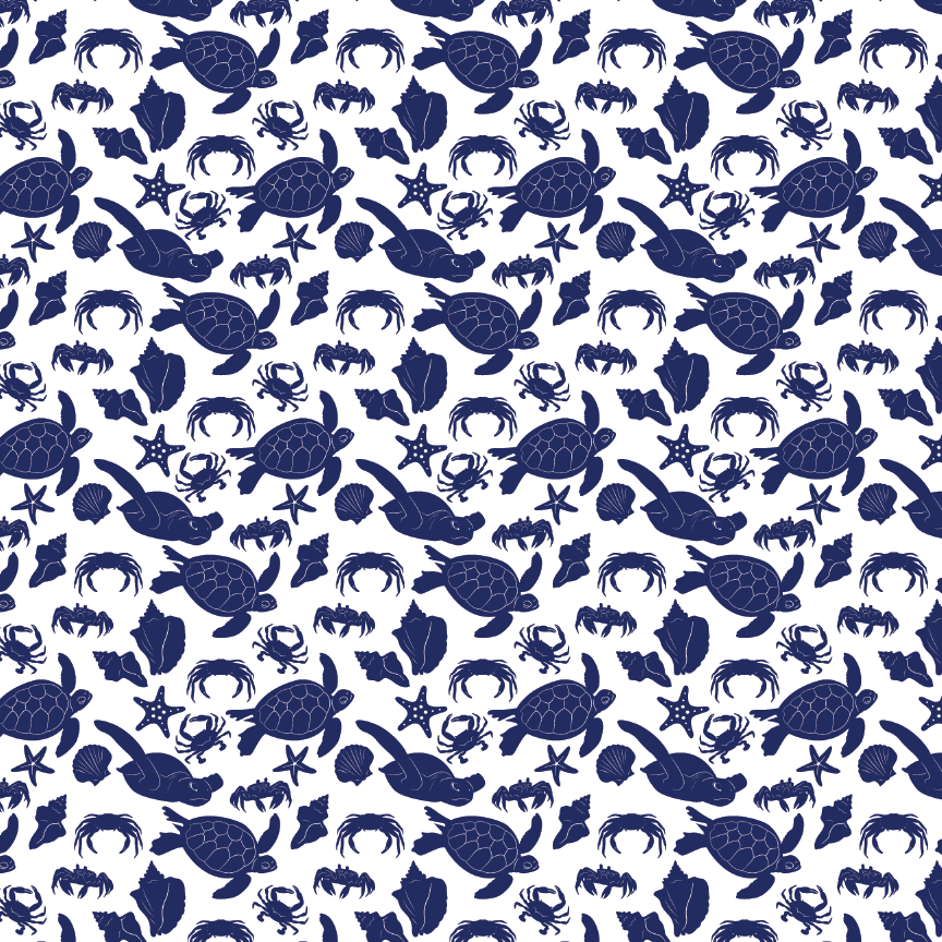Navy Under the sea Pattern Acrylic Sheets - CMB Pattern Acrylic